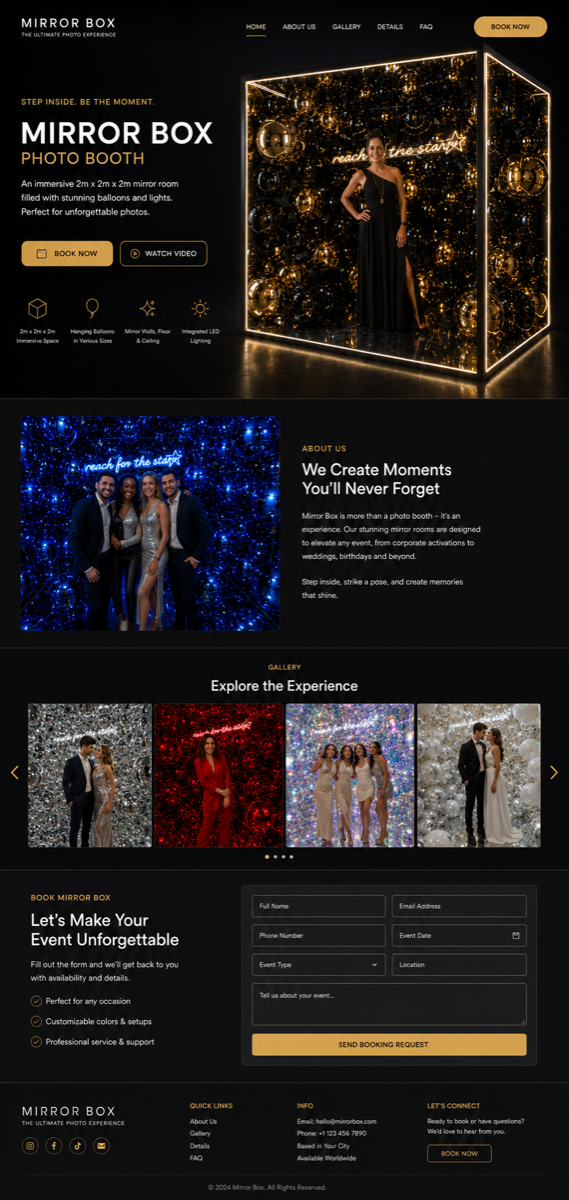 Blue Chrome Mirror Box theme